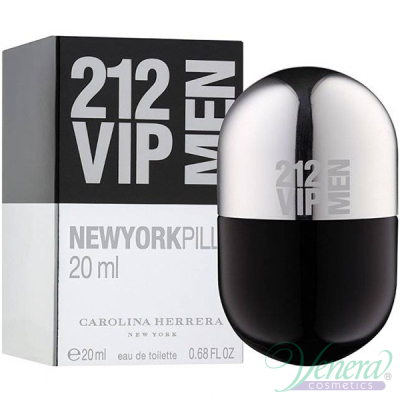 Carolina Herrera 212 VIP Men Pills EDT 20ml pentru Bărbați Men's Fragrance